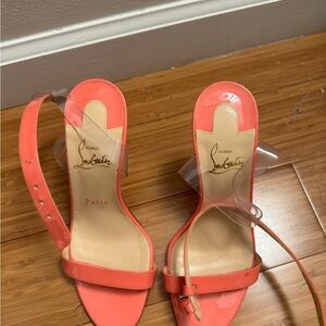 Christian Louboutin Coral Heels